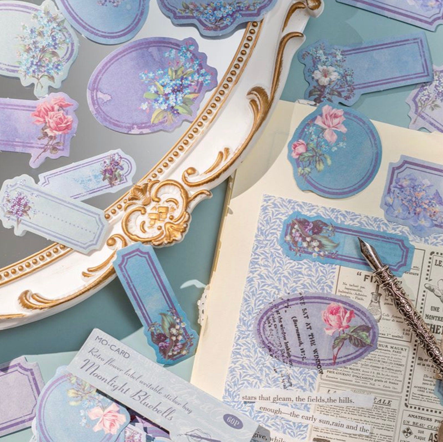 Flower Frame Sticker