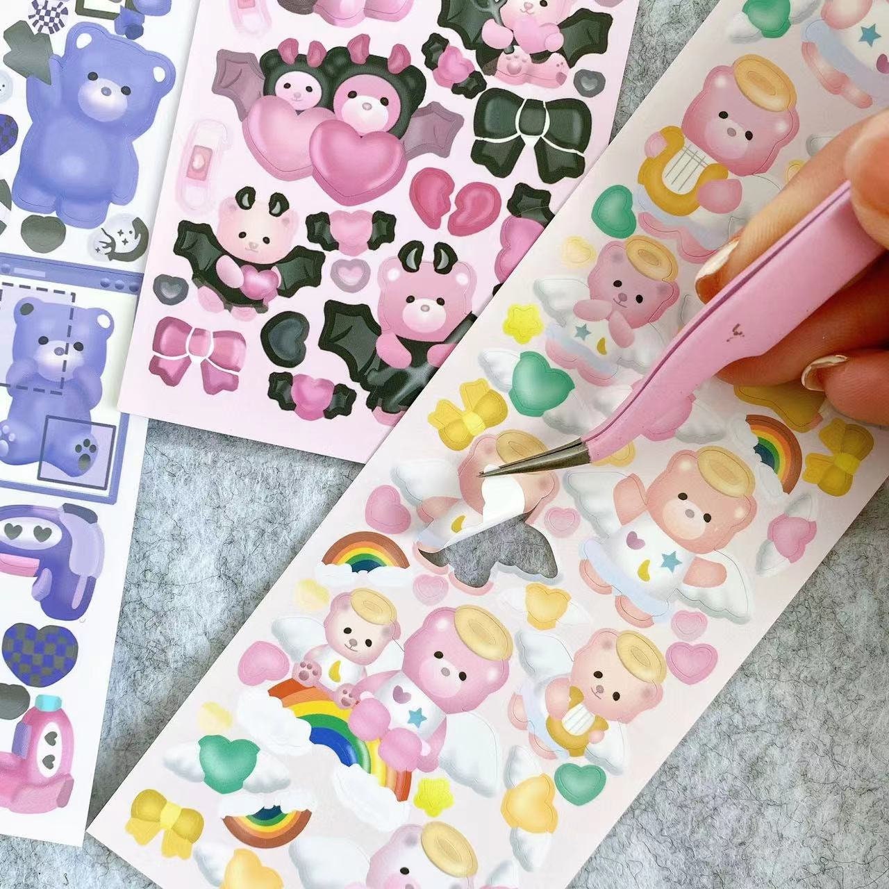 Kawaii Bear Sticker