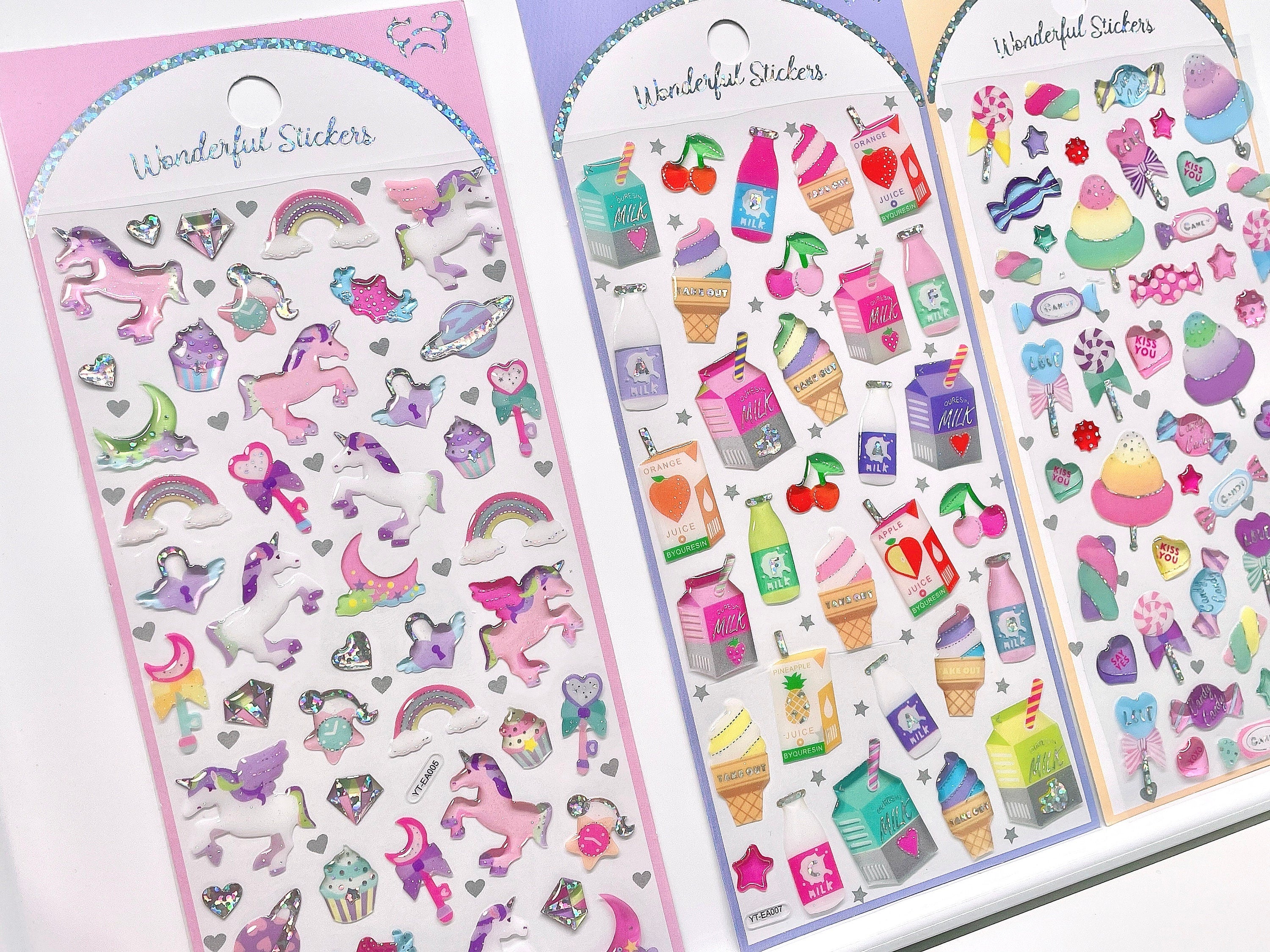 Kawaii Epoxy Sticker