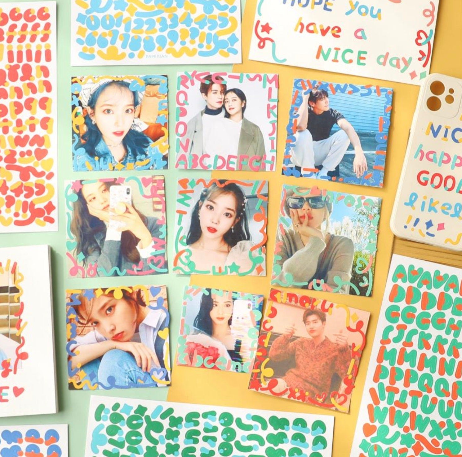 3D Alphabet Letter Sticker