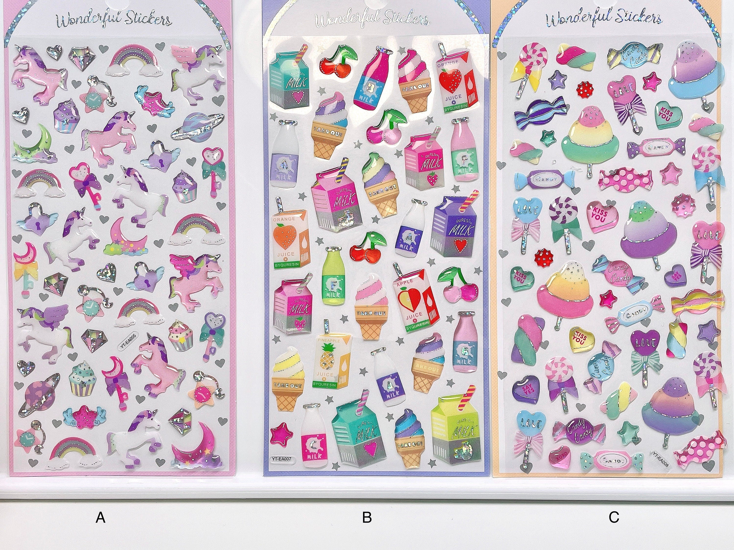 Kawaii Epoxy Sticker