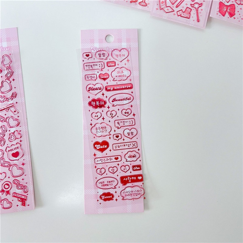Pink Foil Sakura Sticker