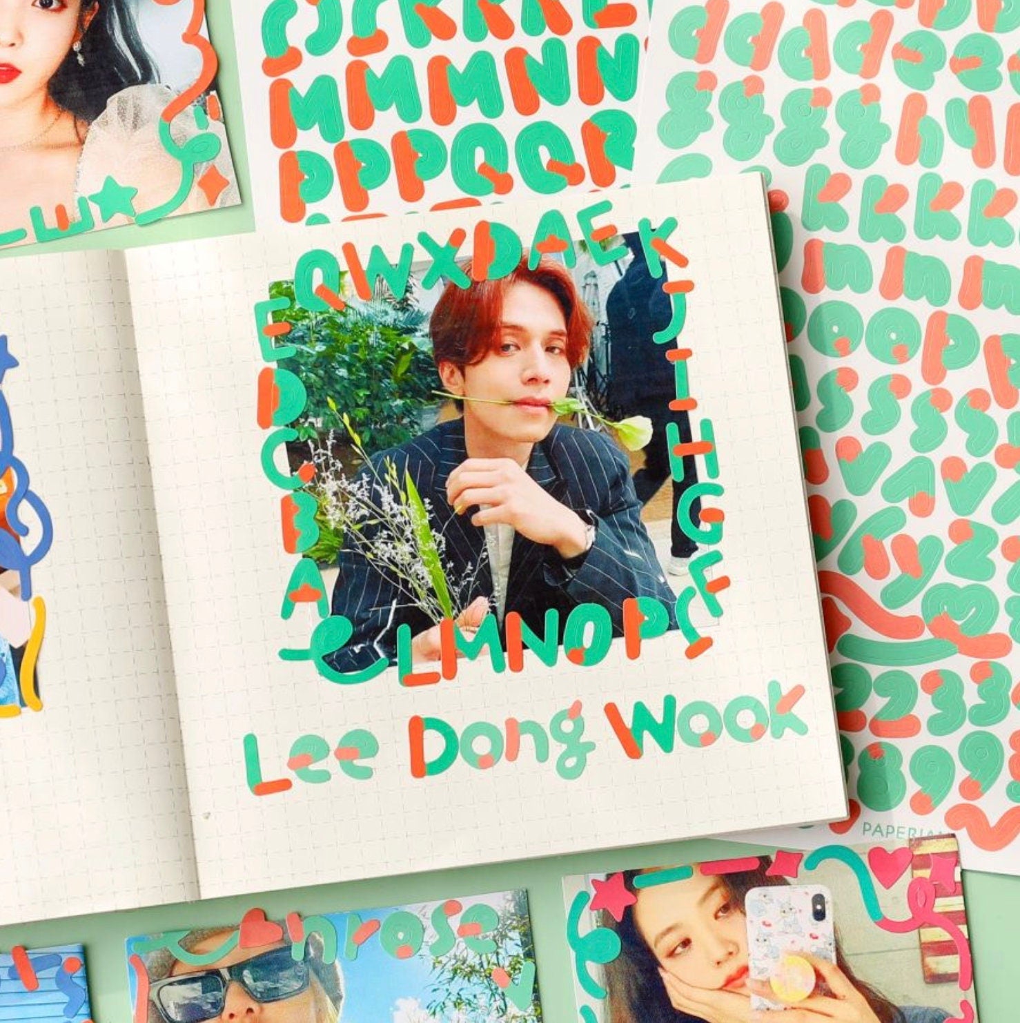 3D Alphabet Letter Sticker